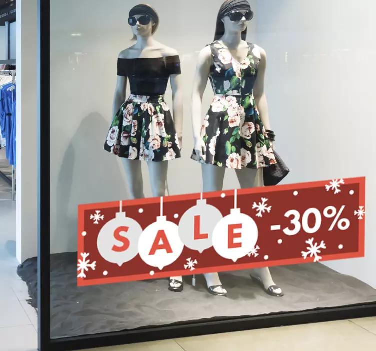 özelleştirilebilir noel promosyon sticker - TenStickers