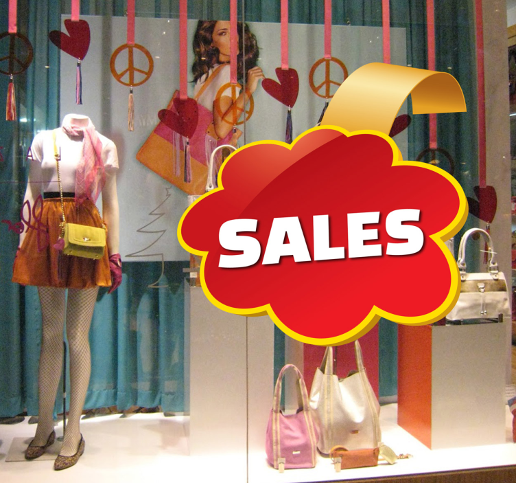 özelleştirilebilir satış teklifi etiketi - TenStickers