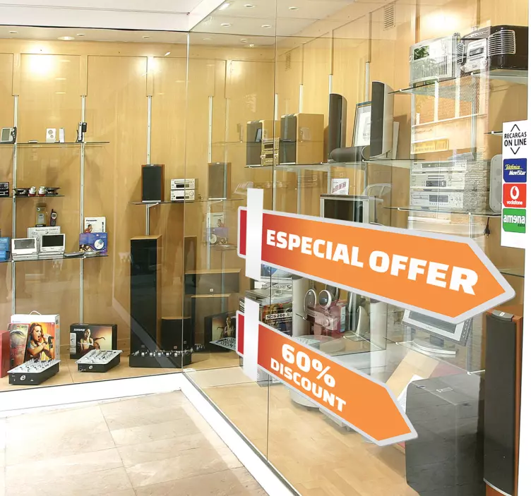 özelleştirilebilir vinil göstergesi ok etiketleri - TenStickers