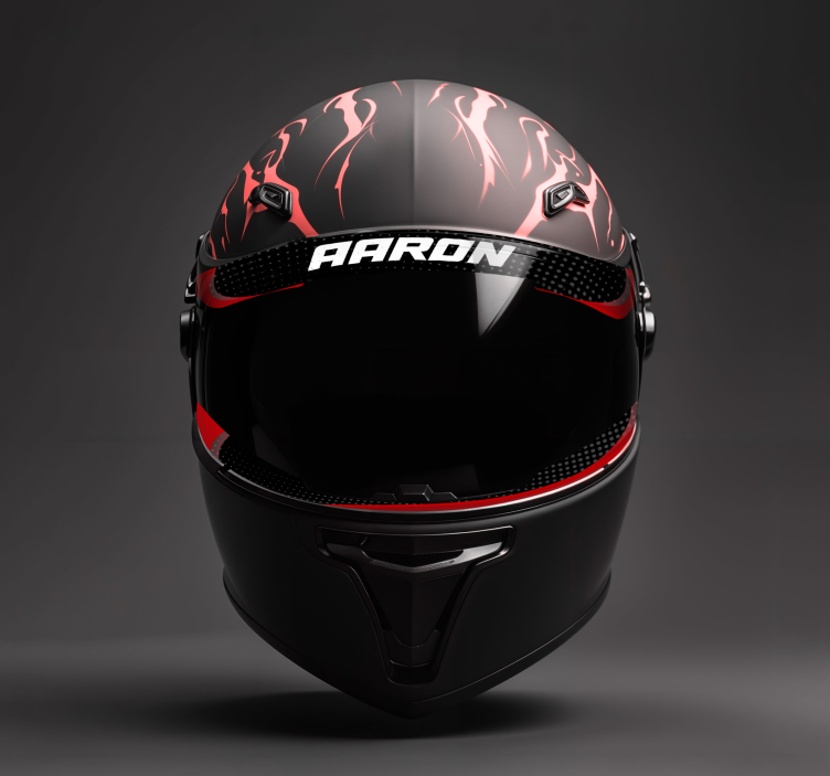 özelleştirilebilir vizör metni hayvan çıkartması - TenStickers