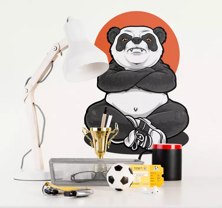 Panda haydut kreş duvar sticker - TenStickers