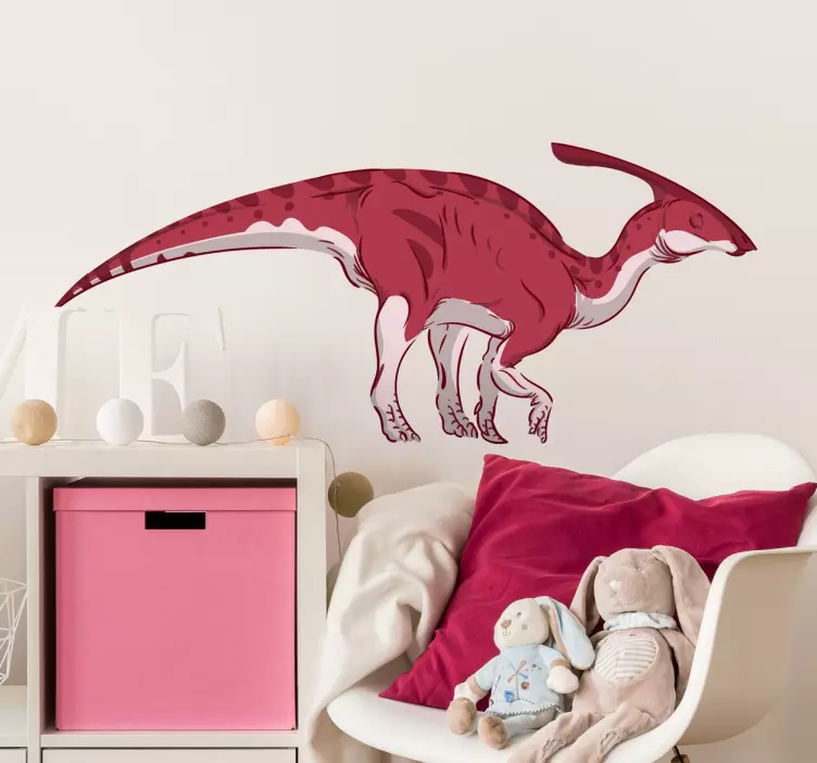 Parasaurolophus dinozor duvar sticker - TenStickers