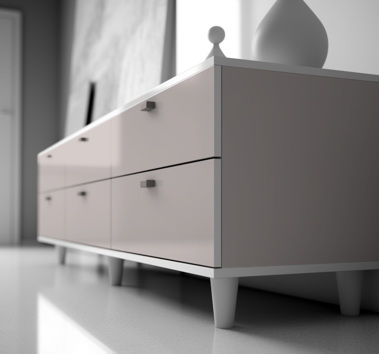 Pastel gri düz renk sticker - TenStickers