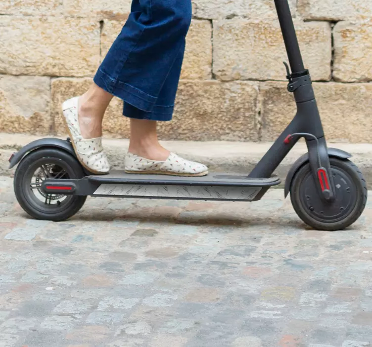 Patinete Doku Mırmol doku sticker - TenStickers