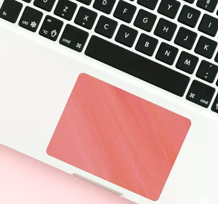 Pembe mermer trackpad çıkartması - TenStickers