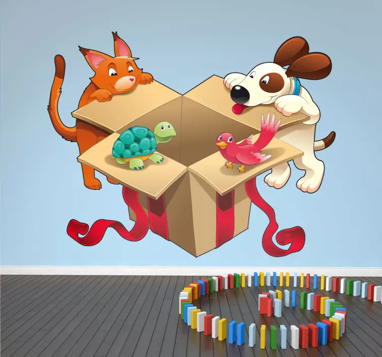 Pet hediye duvar sticker - TenStickers
