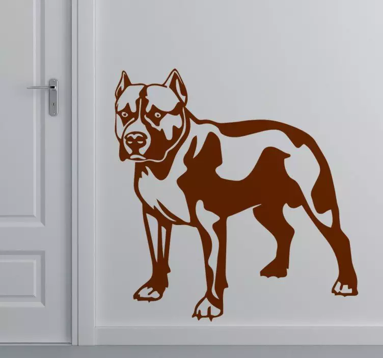 Pitbull köpek çıkartması - TenStickers