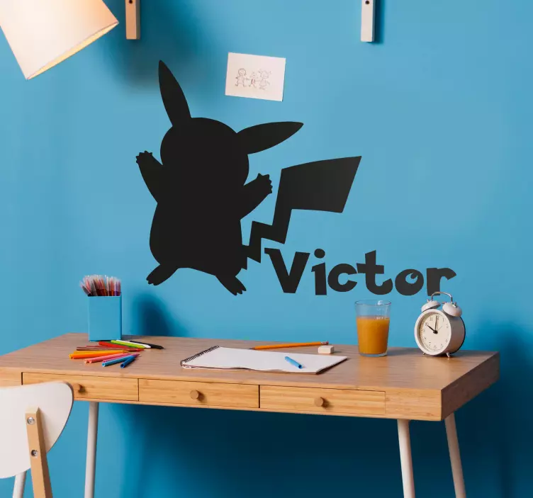 Isimli kişiselleştirilmiş pokémon çıkartması - TenStickers