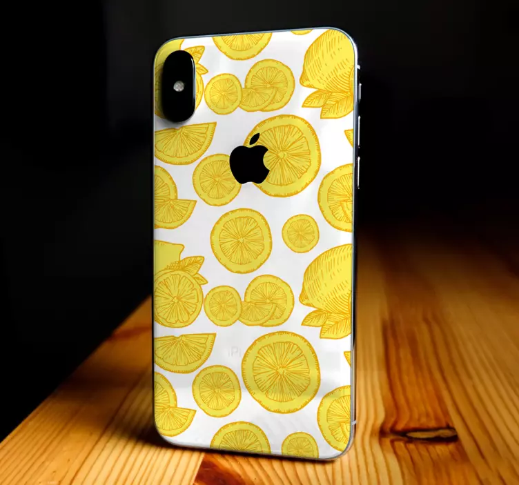 Portakal ve limon kroki iphone çıkartması - TenStickers