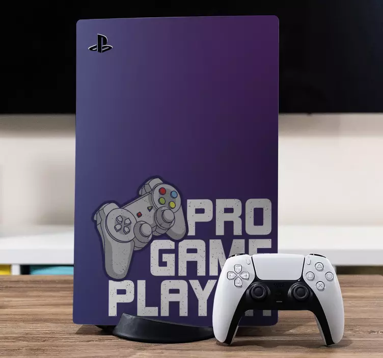 Pro gamer player ps5 çıkartmaları - TenStickers