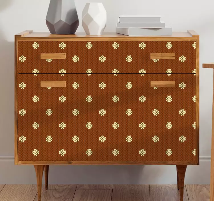 Puantiyeli motif hayvan çıkartması - TenStickers