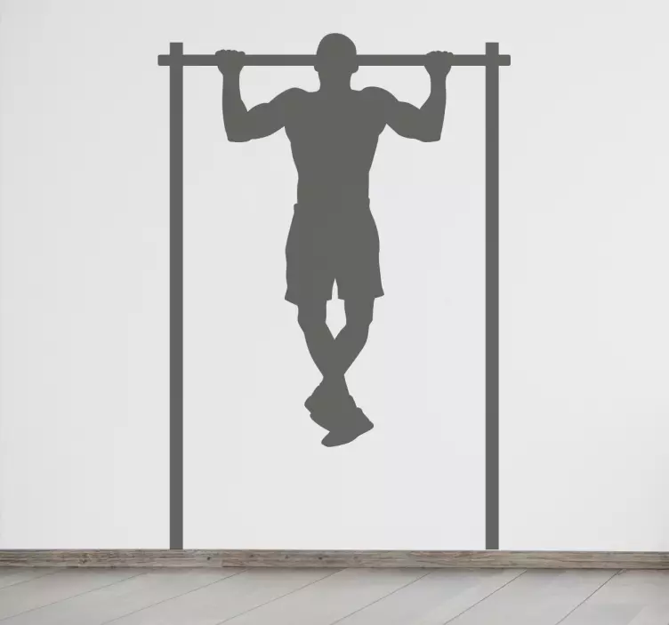 Pull ups spor duvar sticker - TenStickers