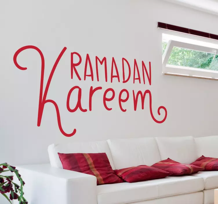 Ramazan kareem çıkartması - TenStickers