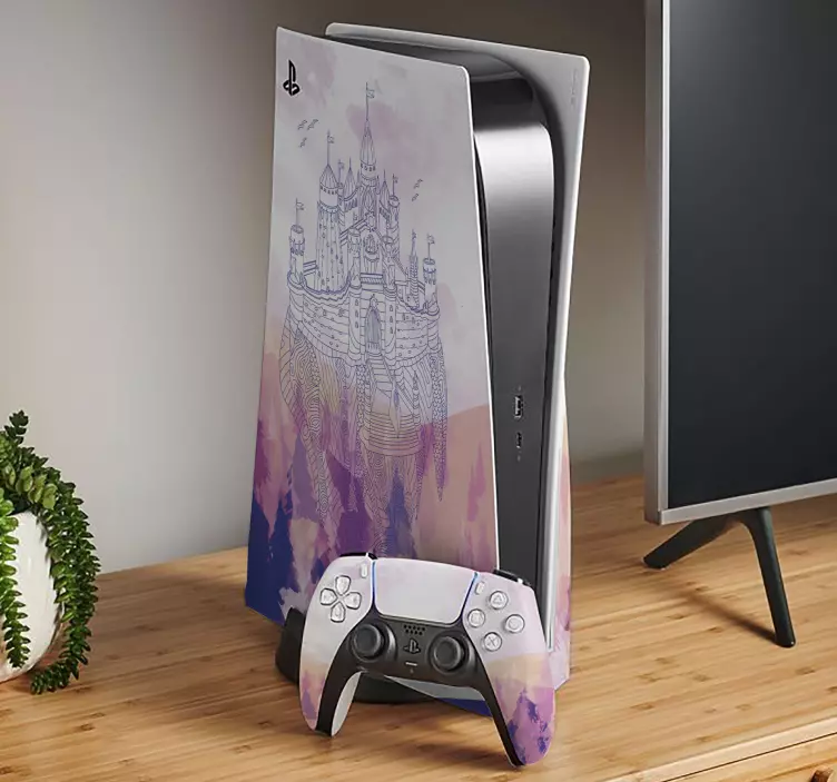 Renk boyama kale ps5 çıkartmaları - TenStickers