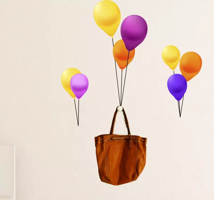 Renkli balon gösterisi hayvan çıkartması - TenStickers