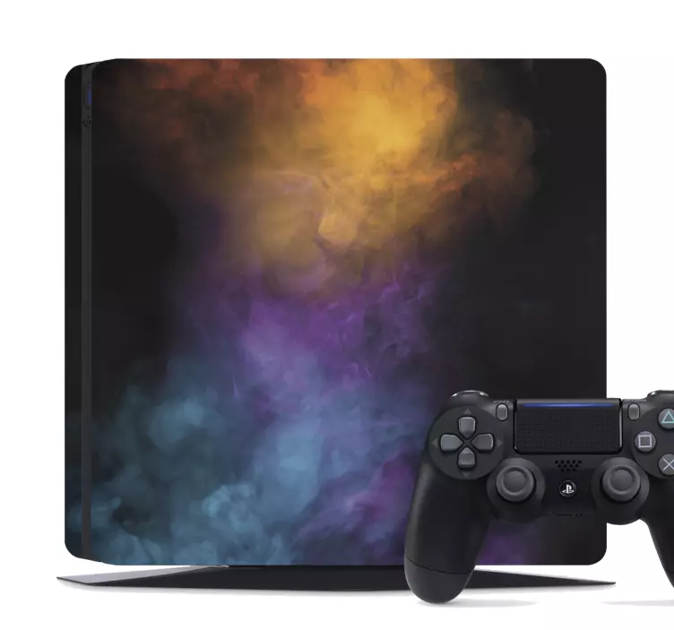 Renkli dumanlar playstation çıkartması - TenStickers