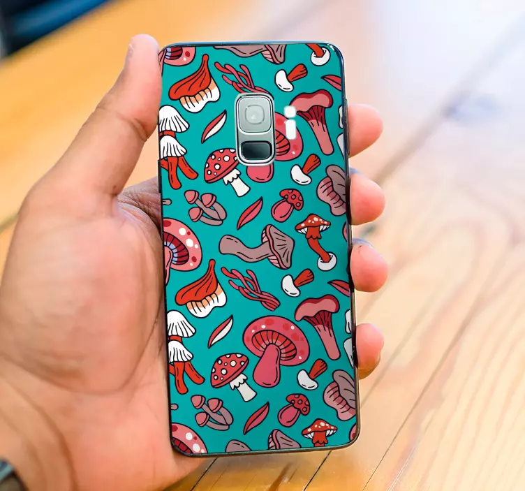 Renkli mantar konsepti hayvan çıkartması - TenStickers