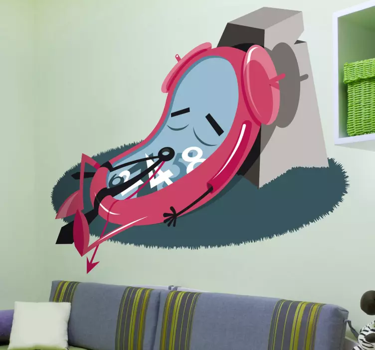 Saat dinlenme dekoratif sticker - TenStickers