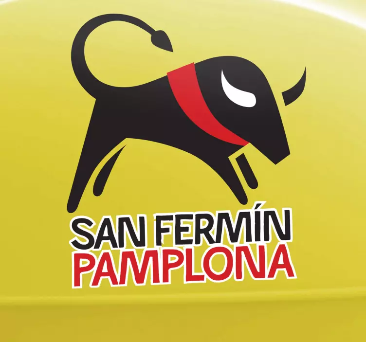 San fermín çıkartması - TenStickers