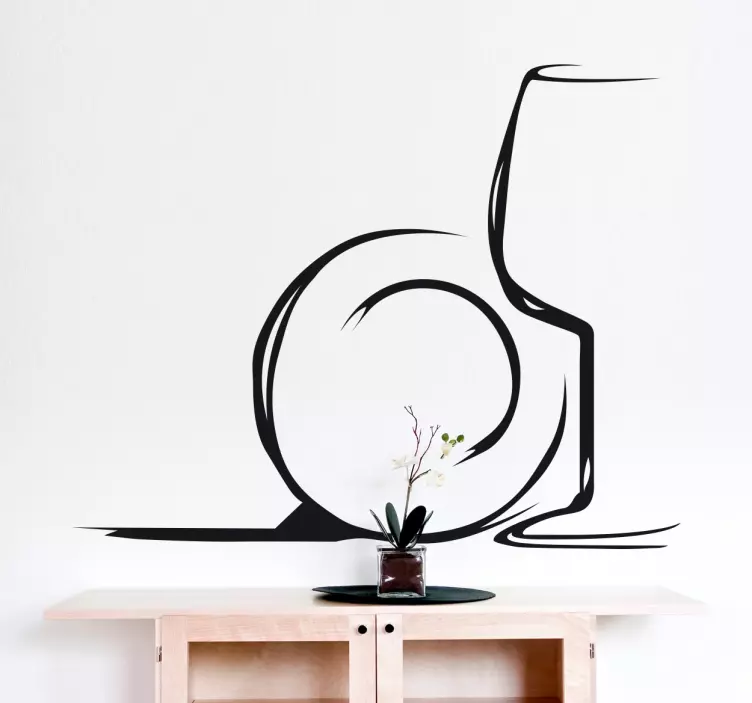 şarap camı ve tabak etiketi - TenStickers