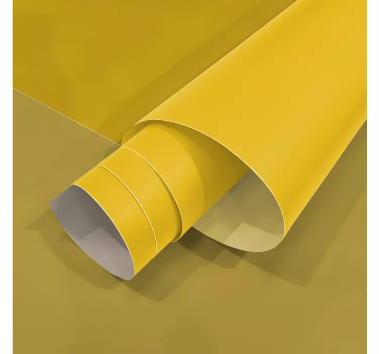 Sarı Mat mobilya sticker - TenStickers