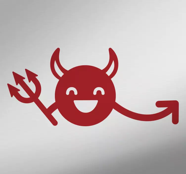 şeytan yapışkanlı araba - TenStickers