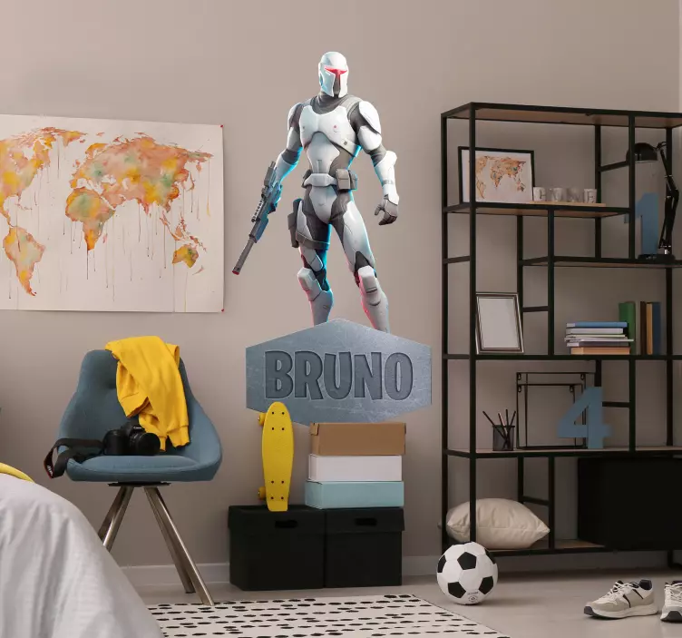 Siber Savaşçı video oyunu sticker - TenStickers