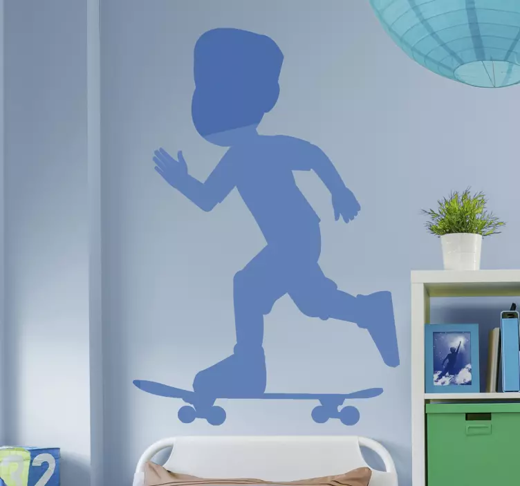 Siluet patenci çalışan çıkartma - TenStickers