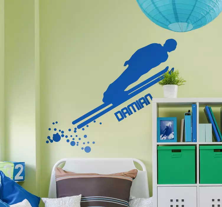 Snowboard özelleştirilebilir sticker - TenStickers