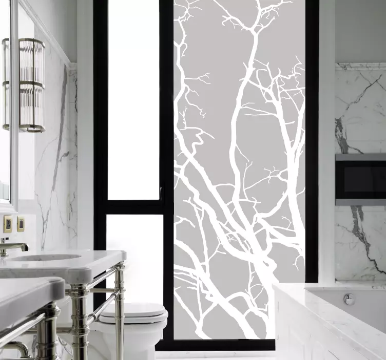 Söğüt ağacı saydam sticker - TenStickers