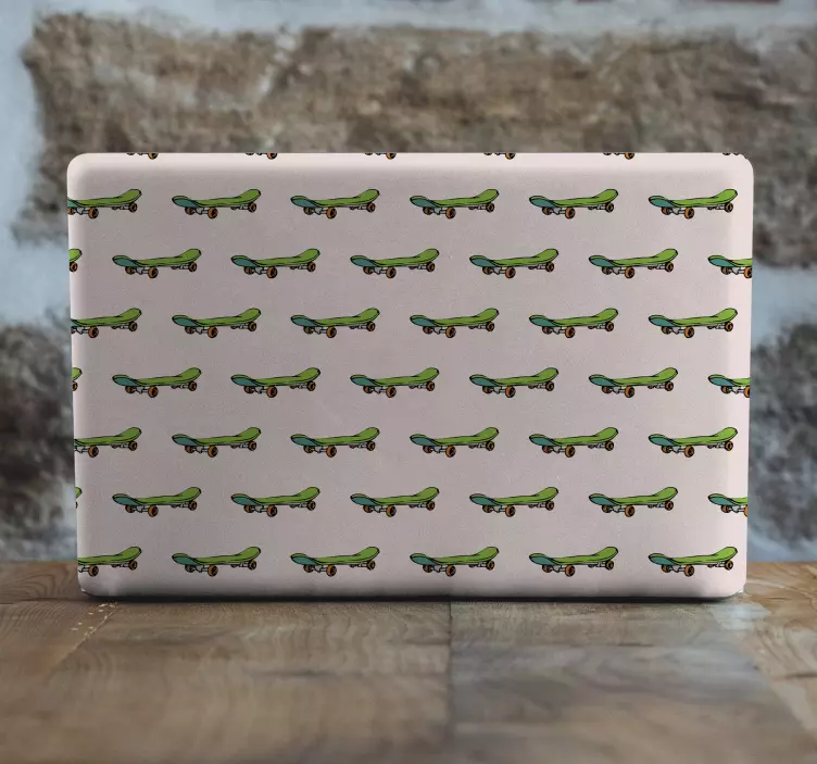 Sorunsuz paten desenli dizüstü bilgisayar kaplamaları - TenStickers