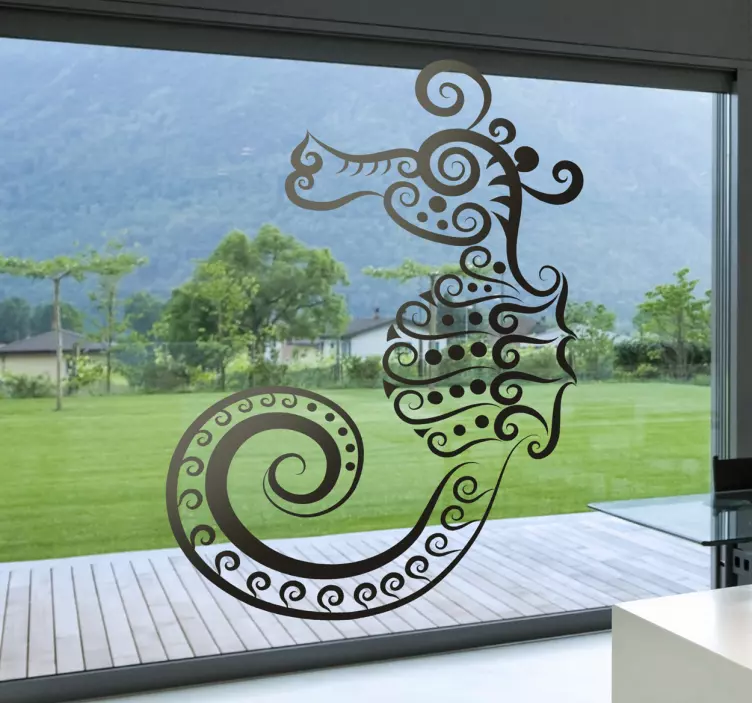 Soyut denizatı çıkartması - TenStickers