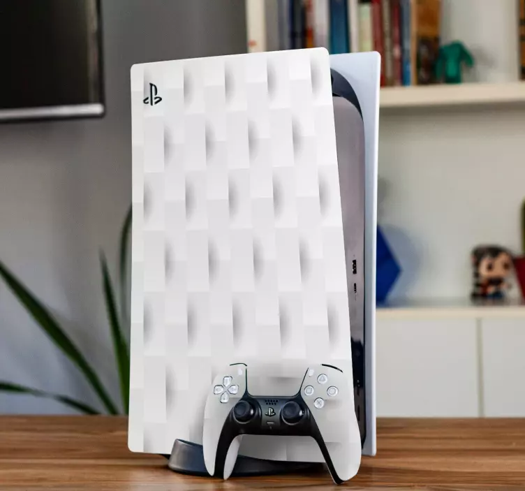 Soyut kağıt klasik arka plan ps5 çıkartması - TenStickers