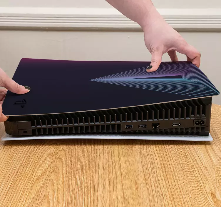 Soyut şekiller ps5 çıkartmaları - TenStickers