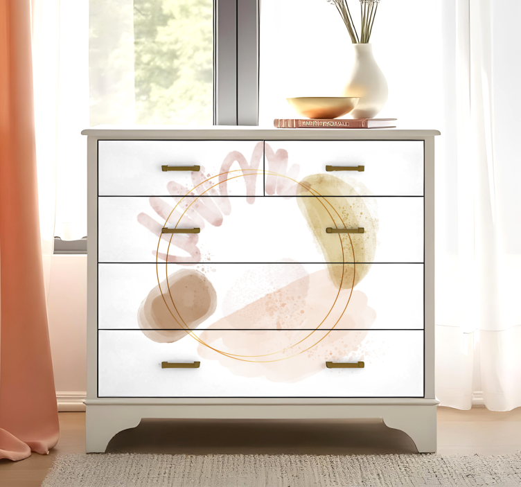 Soyut zarif şekiller hayvan çıkartması - TenStickers