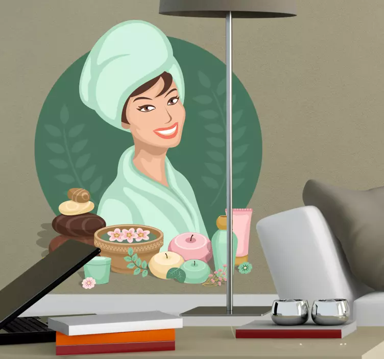 Spa tasarım sticker - TenStickers