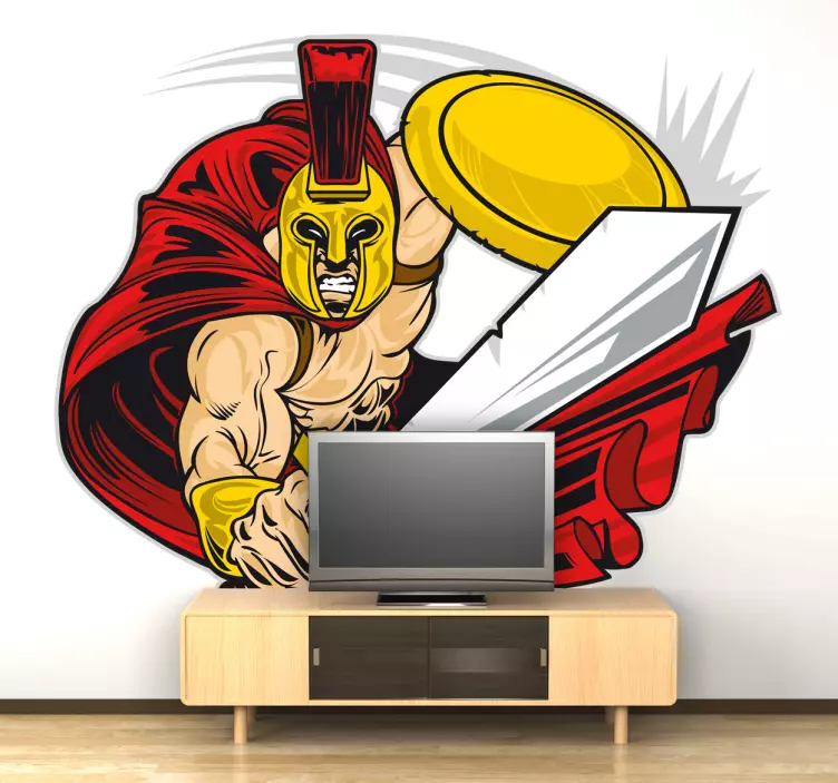Spartan dekoratif sticker - TenStickers