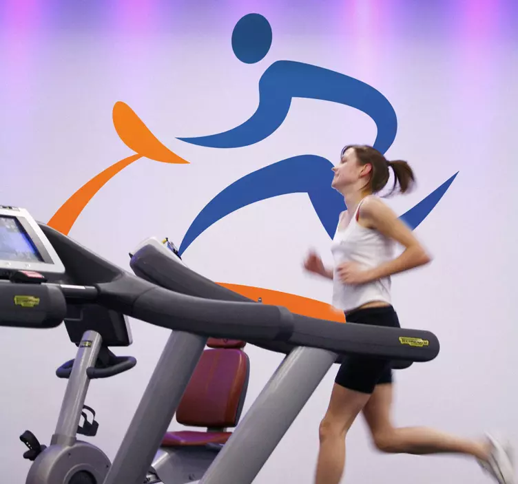 Spor simge duvar sticker - TenStickers