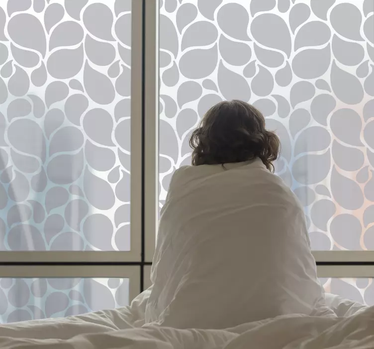 Su damlası pencere çıkartması - TenStickers