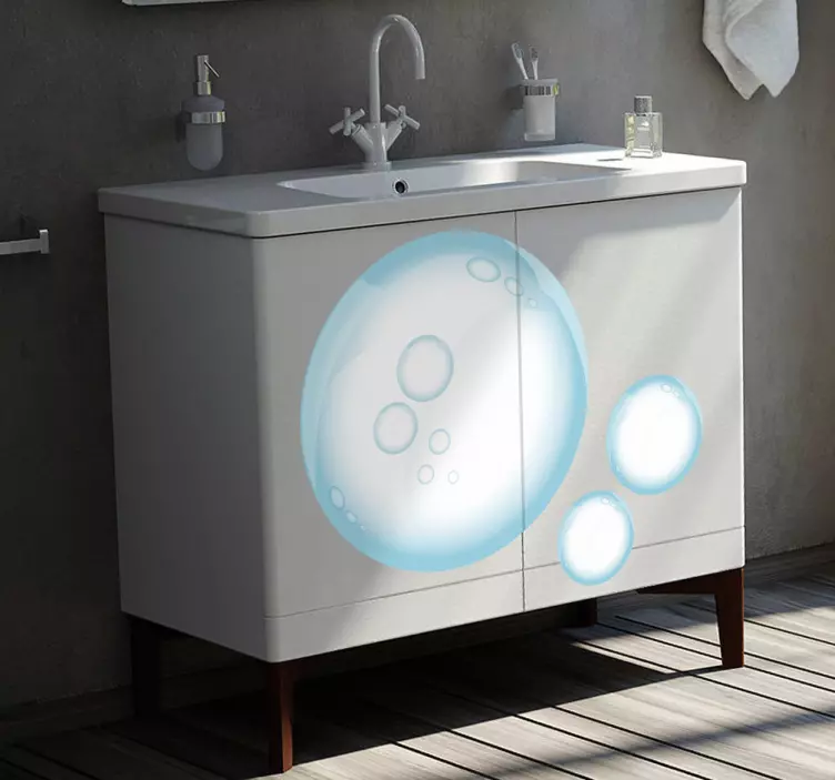 Su damlacıkları çıkartması - TenStickers