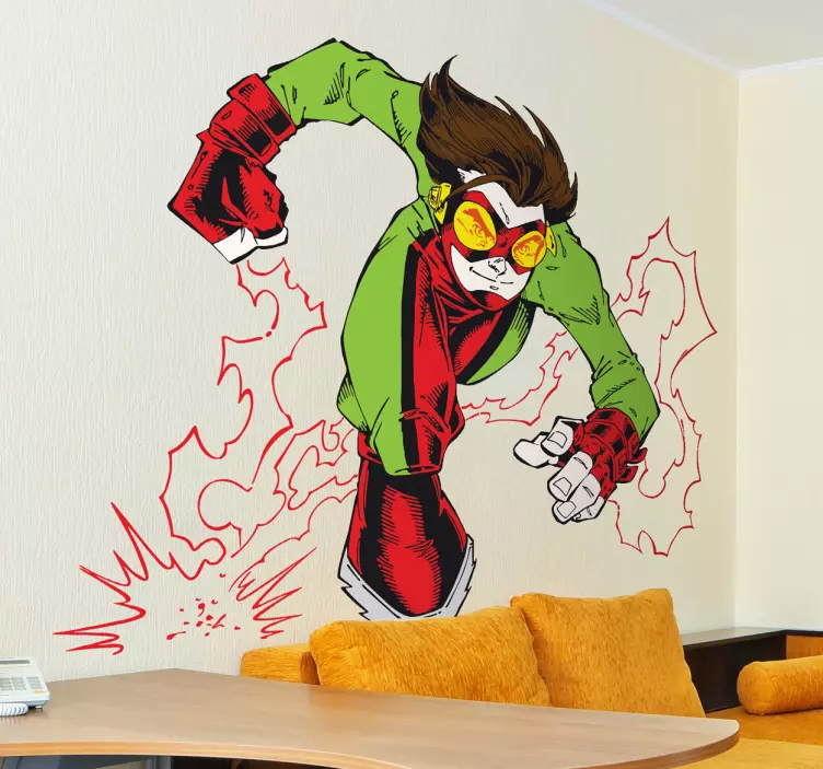 Süper elektro sticker - TenStickers