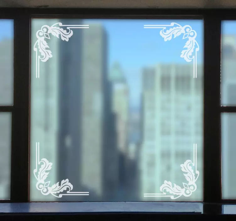 Süs köşe çıkartmaları - TenStickers