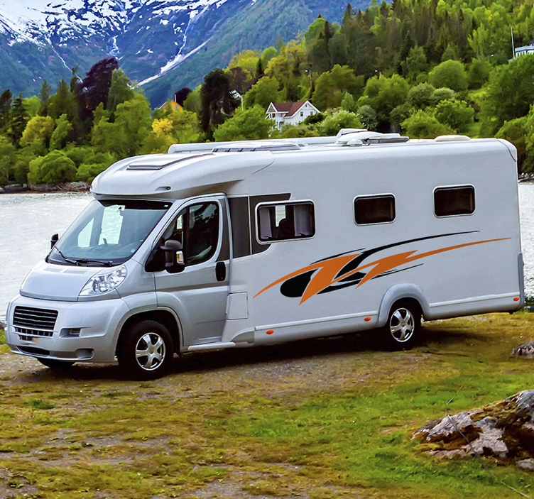 Swoosh tarafı hayvan çıkartması - TenStickers