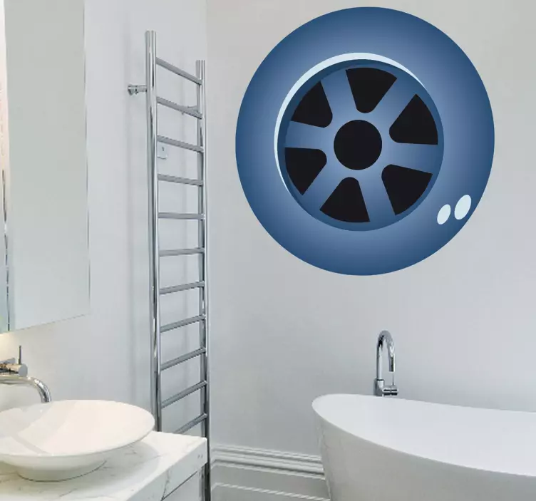 Tahliye duvar sticker - TenStickers