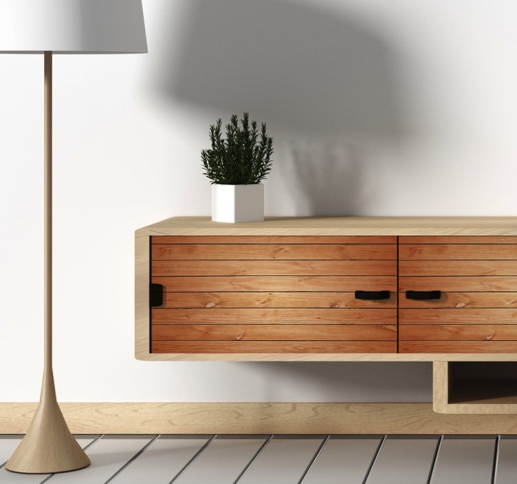 Imitasyon parke mobilya çıkartması - TenStickers