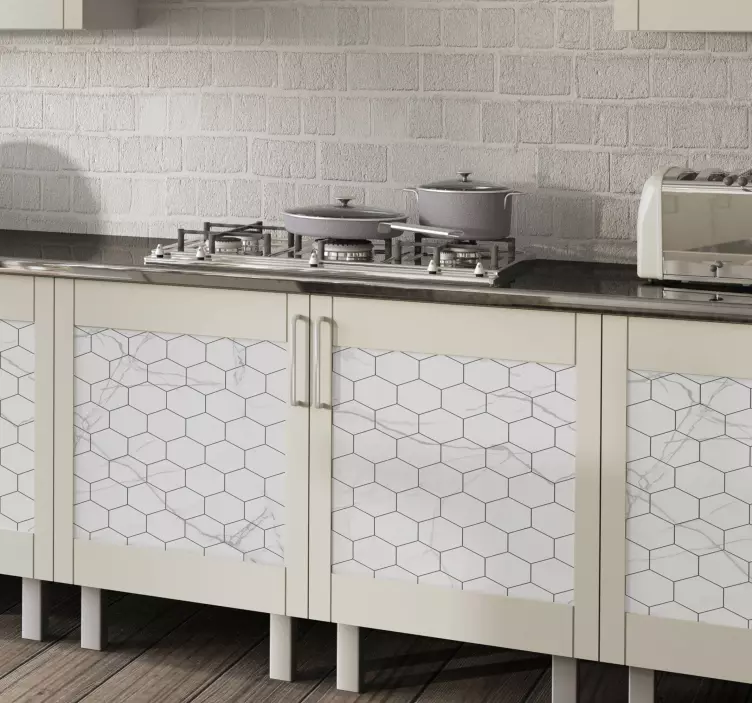 Taş doku mobilya çıkartması - TenStickers