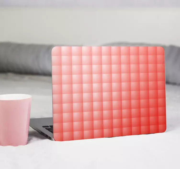 Taşınabilir yaşam mercan desen dizüstü çıkartması - TenStickers