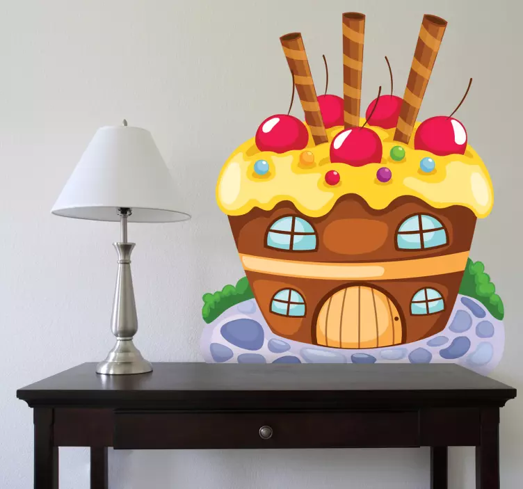 Tatlılar evi çocuklar sticker - TenStickers