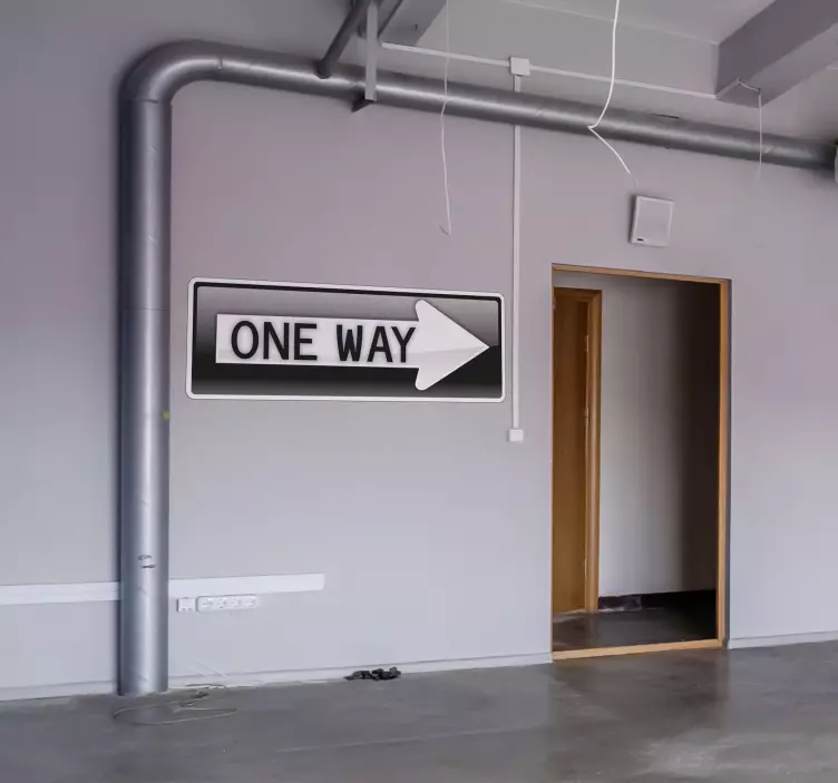 Tek yönlü dekoratif etiket - TenStickers