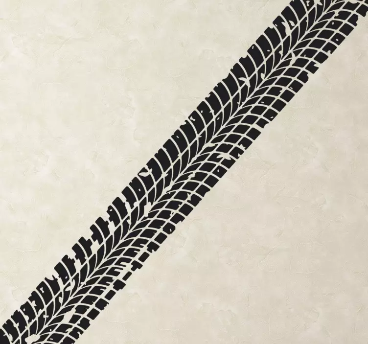 Tekerlek işareti araba vinil sticker - TenStickers